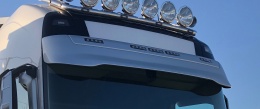 Visière Volvo prête à peindre 330mm avec 5 emplacements de leds