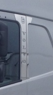 Plaques décoratives pour portières avec inscription et logo Volvo